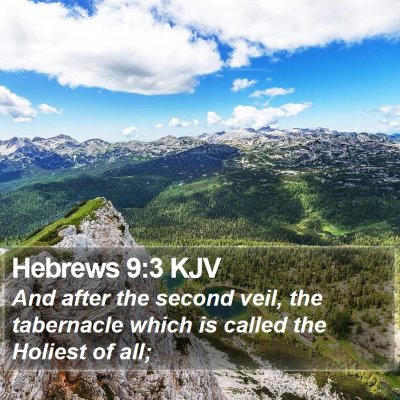 Hebrews 9:3 KJV Bible Verse Image