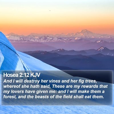 Hosea 2:12 KJV Bible Verse Image