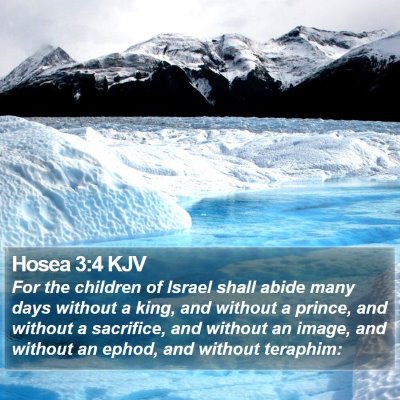 Hosea 3:4 KJV Bible Verse Image