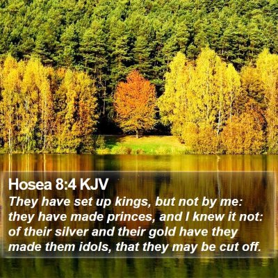 Hosea 8:4 KJV Bible Verse Image