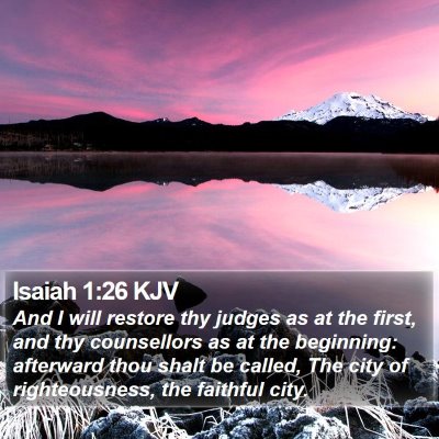 Isaiah 1:26 KJV Bible Verse Image