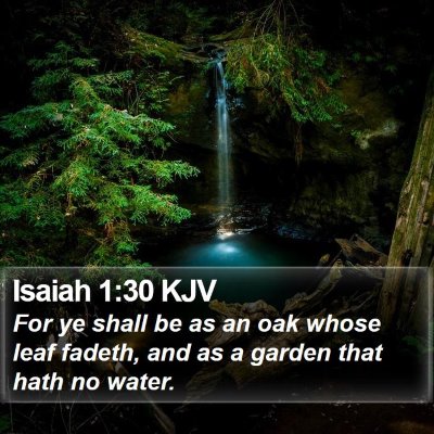 Isaiah 1:30 KJV Bible Verse Image
