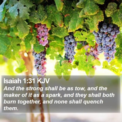 Isaiah 1:31 KJV Bible Verse Image