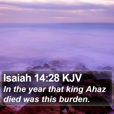 Isaiah 14:28 KJV Bible Verse Image