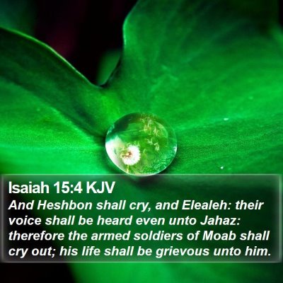 Isaiah 15:4 KJV Bible Verse Image