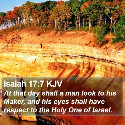 Isaiah 17:7 KJV Bible Verse Image