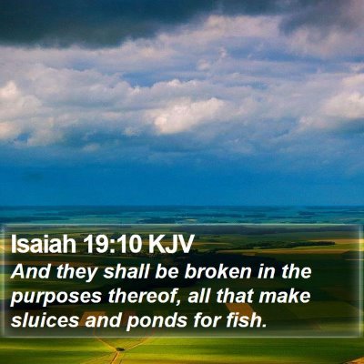 Isaiah 19:10 KJV Bible Verse Image