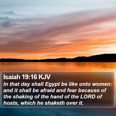 Isaiah 19:16 KJV Bible Verse Image