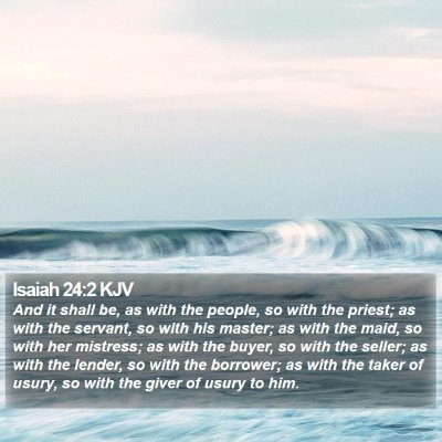 Isaiah 24:2 KJV Bible Verse Image