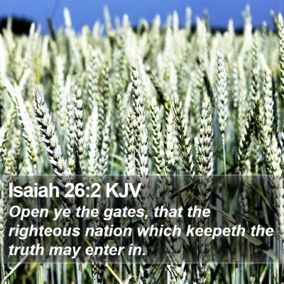 Isaiah 26:2 KJV Bible Verse Image