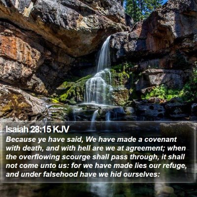 Isaiah 28:15 KJV Bible Verse Image