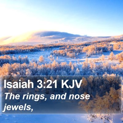 Isaiah 3:21 KJV Bible Verse Image