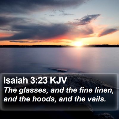 Isaiah 3:23 KJV Bible Verse Image