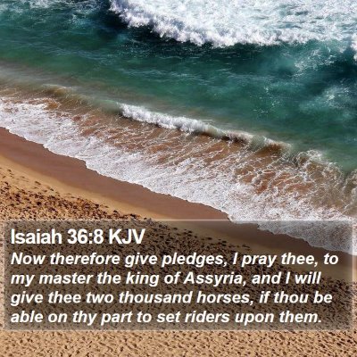 Isaiah 36:8 KJV Bible Verse Image