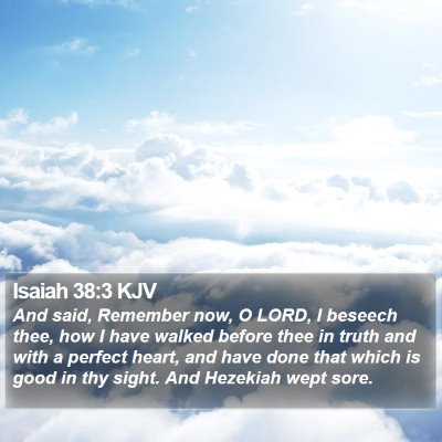 Isaiah 38:3 KJV Bible Verse Image