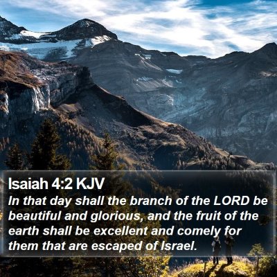 Isaiah 4:2 KJV Bible Verse Image