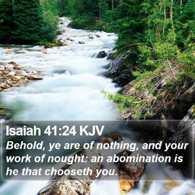 Isaiah 41:24 KJV Bible Verse Image