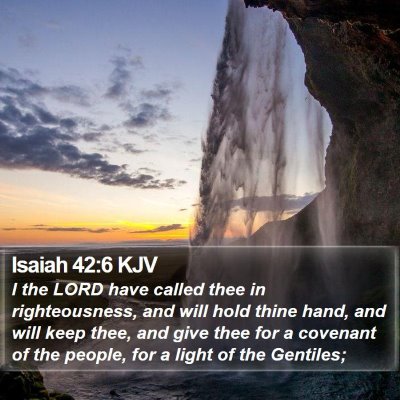 Isaiah 42:6 KJV Bible Verse Image