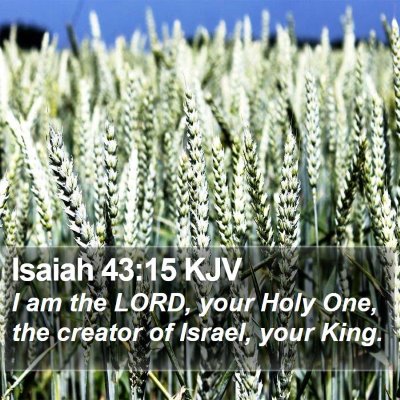 Isaiah 43:15 KJV Bible Verse Image