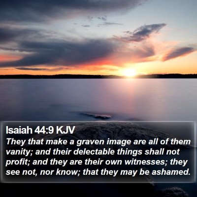 Isaiah 44:9 KJV Bible Verse Image
