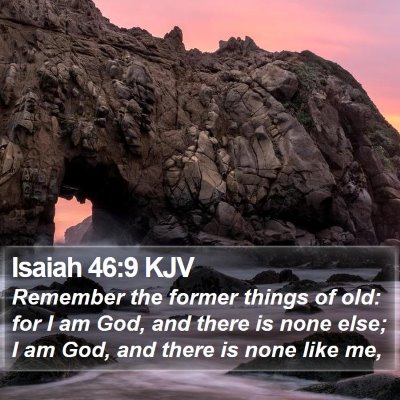 Isaiah 46:9 KJV Bible Verse Image