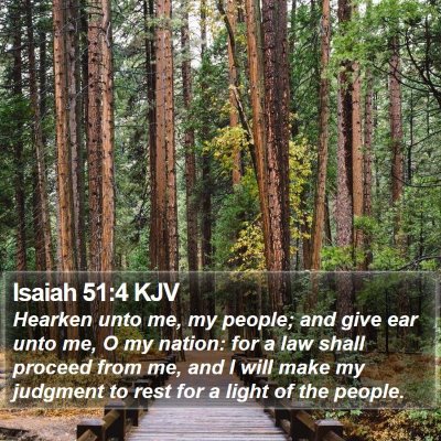 Isaiah 51:4 KJV Bible Verse Image