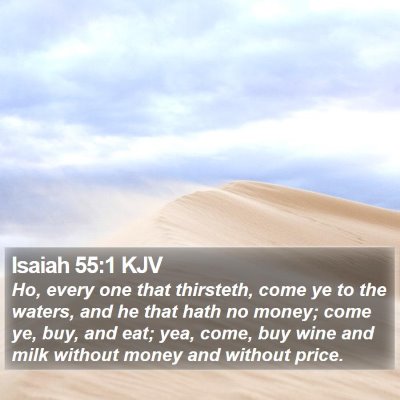 Isaiah 55:1 KJV Bible Verse Image