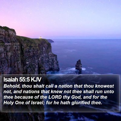 Isaiah 55:5 KJV Bible Verse Image