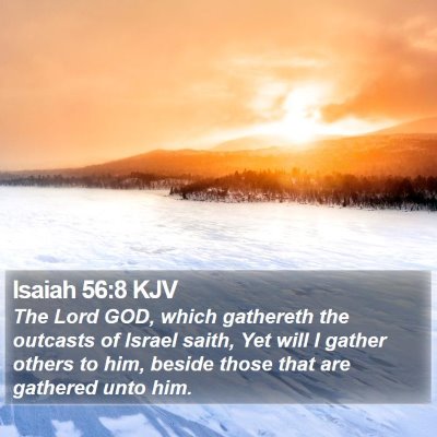 Isaiah 56:8 KJV Bible Verse Image