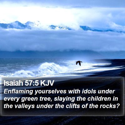 Isaiah 57:5 KJV Bible Verse Image