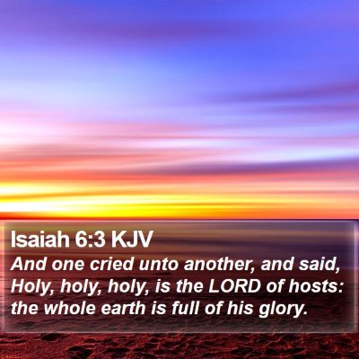Isaiah 6:3 KJV Bible Verse Image
