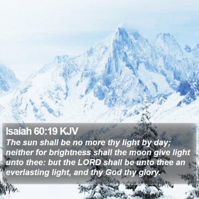 Isaiah 60:19 KJV Bible Verse Image