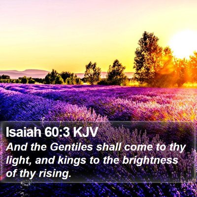 Isaiah 60:3 KJV Bible Verse Image