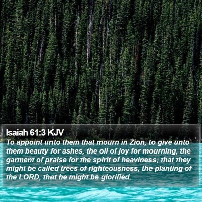 Isaiah 61:3 KJV Bible Verse Image