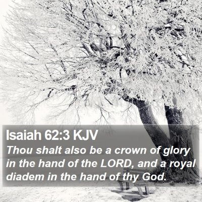 Isaiah 62:3 KJV Bible Verse Image