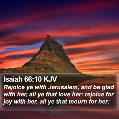Isaiah 66:10 KJV Bible Verse Image