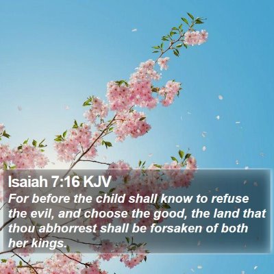 Isaiah 7:16 KJV Bible Verse Image