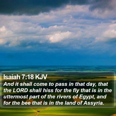 Isaiah 7:18 KJV Bible Verse Image