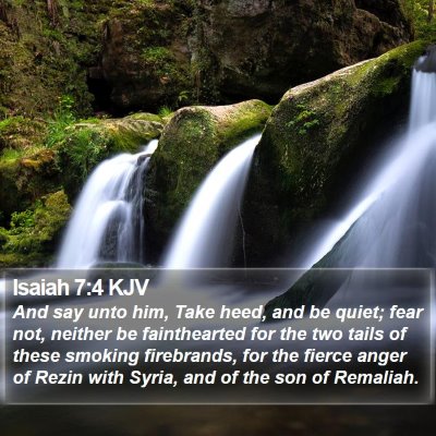 Isaiah 7:4 KJV Bible Verse Image
