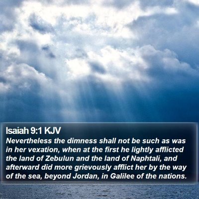 Isaiah 9:1 KJV Bible Verse Image