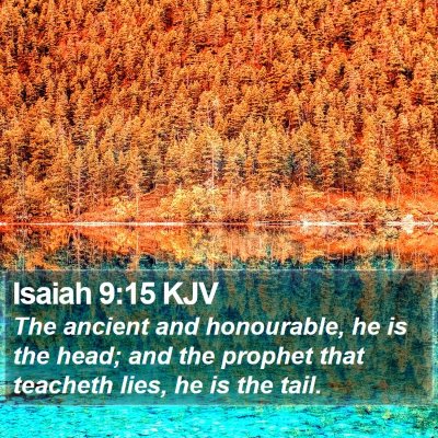 Isaiah 9:15 KJV Bible Verse Image