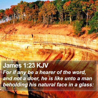 James 1:23 KJV Bible Verse Image