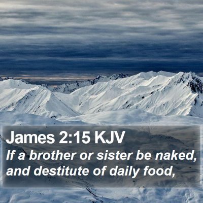 James 2:15 KJV Bible Verse Image