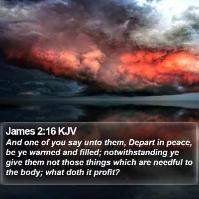 James 2:16 KJV Bible Verse Image