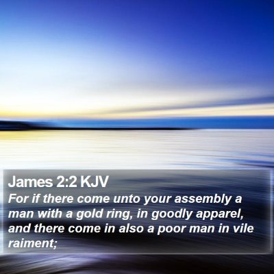 James 2:2 KJV Bible Verse Image