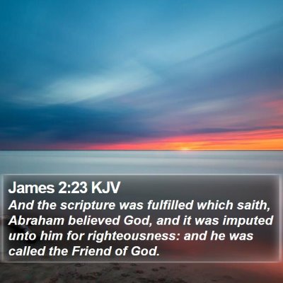 James 2:23 KJV Bible Verse Image