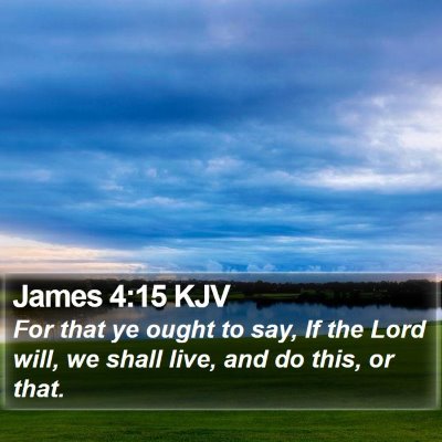 James 4:15 KJV Bible Verse Image