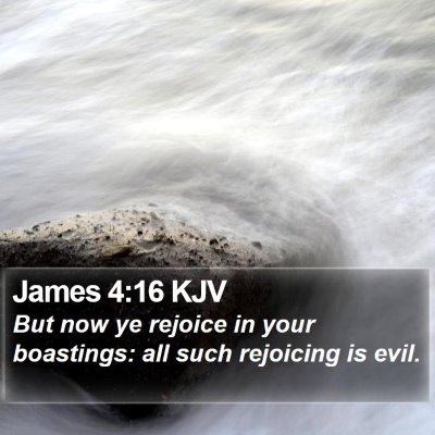 James 4:16 KJV Bible Verse Image
