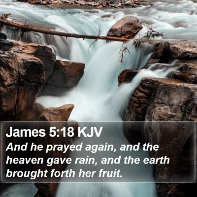 James 5:18 KJV Bible Verse Image