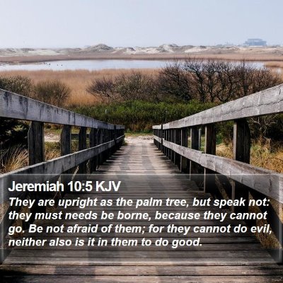 Jeremiah 10:5 KJV Bible Verse Image